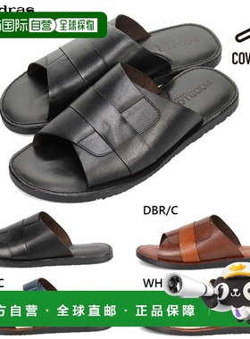 日本直邮Modelo 男士真皮凉鞋DM5132采用 Cavalos 饰面具有吸湿排