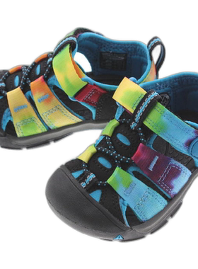 日本直邮KEEN 儿童凉鞋 Newport H2 NEWPORT H2 幼儿 TOTS 彩虹扎
