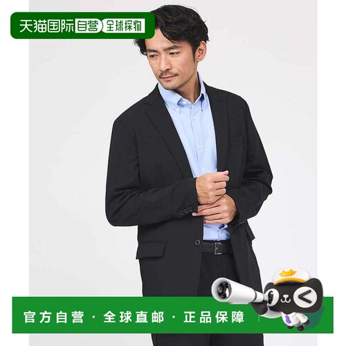 日本直邮ABAHOUSE 尼龙JQD弹力单件夹克 黑色