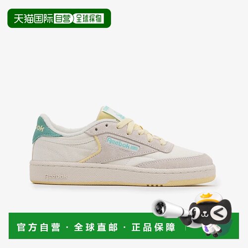 日本直邮Reebok Club C 85 白黄配色
