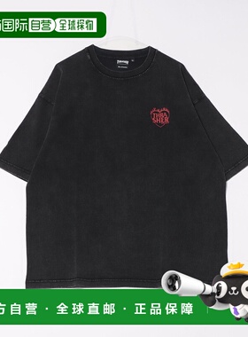 1h可退 日本直邮THRASHER 男女同款宽松印花短袖T恤 253TH1ST044
