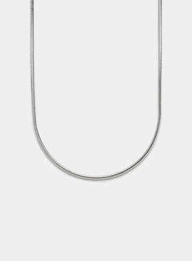 1h可退 日本直邮NOJESS 女士银色链条项链 38cm 高级感十足 轻盈