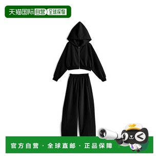 卫衣套装 ×宽腿裤 ru1331宽松上衣 GRL双拉链连帽衫 日本直邮日潮