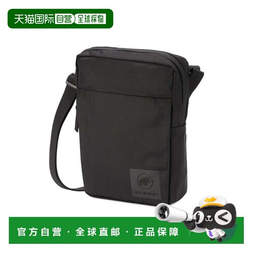 日本直邮MAMMUT 猛犸象Xeron单肩包2810-00470黑色斜挎包背包小包