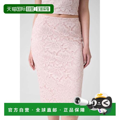 日本直邮GUESS 盖斯女装卡特琳娜蕾丝中长裙中裙