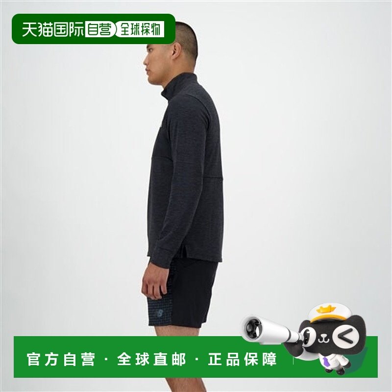 日本直邮New Balance Heat Grid Quarter Zip Top 长袖男士运动上