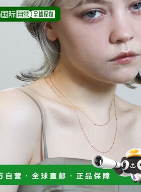 1h可退 日本直邮cui-cui 双链条黄金项链 K10YG 782573