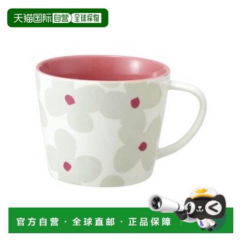 日本直邮马克杯 400ml 微波炉适用 洗碗机适用 大容量汤杯 女款