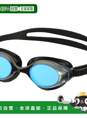 日本直邮VIEW KOKOCHI 镜面款游泳镜 通用型 V830YSAM-BKBL 水下