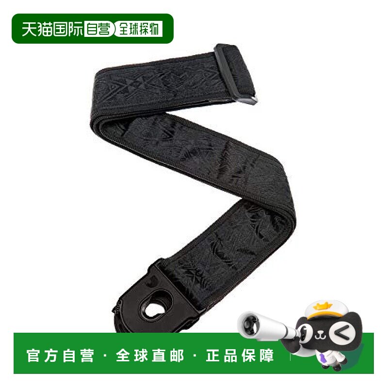 【日本直邮】达达里奥d'addario 防脱锁扣吉他背带 50PLB01 黑色