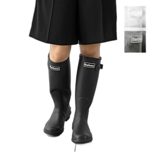 日本直邮 Barbour 雨靴 BEDE LRF0043 女式橡胶长靴标志 WELLINGT