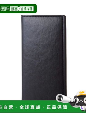 【日本直邮】宜丽客iPhone XR手机壳翻盖式Coronet意大利皮革Nero