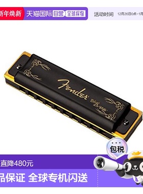 【日本直邮】Fender 口琴 BLUES DEVILLE HARMONICA A 蓝色