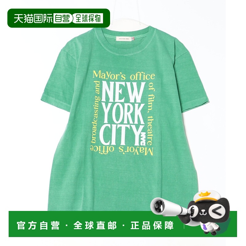 1h可退 日本直邮LOGEMENT DE CLAIRE 女士纽约市印花T恤 A0752UTS