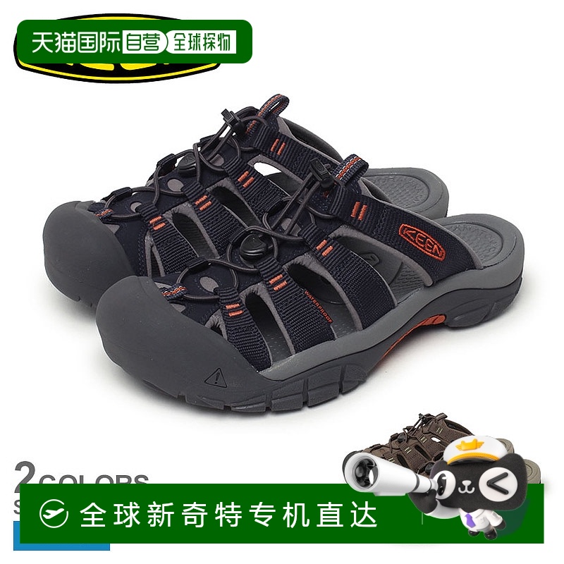 日本直邮KEEN 运动凉鞋男士棕色棕色 NEWPORT SLIDE 1027300 1027