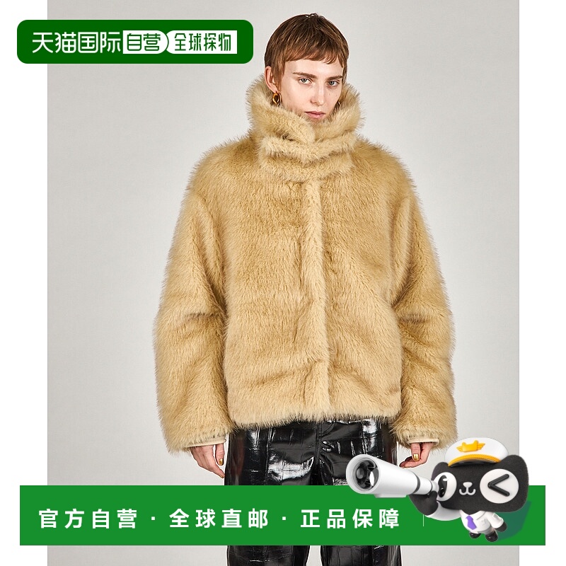 1h可退 日本直邮PRANK PROJECT 男女同款 仿毛绒短款外套 宽松大