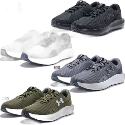 日本直邮4E 宽度 Under Armour 男士 Charged Surge 4 Extra W 跑