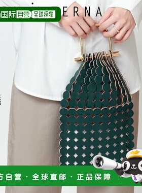 日本直邮MARY AL TERNA 手提包金属手柄手提包 MOON 绒面革纤薄轻