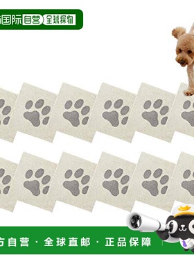 【日本直邮】Oka 宠物地毯垫Pita Petomo约45×45cm一套12个米色