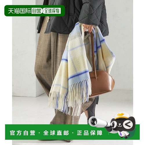 日本直邮SHIPS 羊毛羊绒可水洗围巾 [97909870]