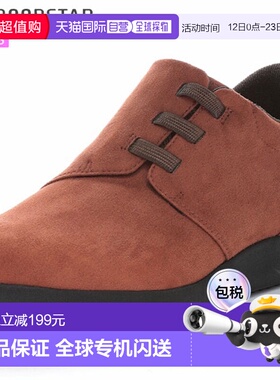 日本直邮MOONSTAR 女士 EVE FGL109 砖红色短靴防水采用保暖的拉