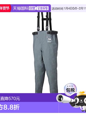 【日本直邮】达亿瓦 钓鱼涉水裤 高腰连靴型毛毡靴底LLO灰色86014