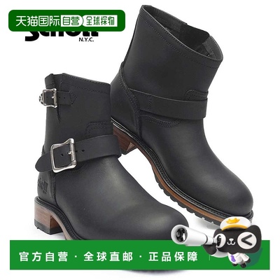 日本直邮Schott 防水男士工程师靴 Charger Boots S25503 真皮 万