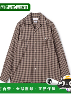 1h可退 日本直邮TOMORROWLAND男装 双口袋宽松开领衬衫 全棉 6101