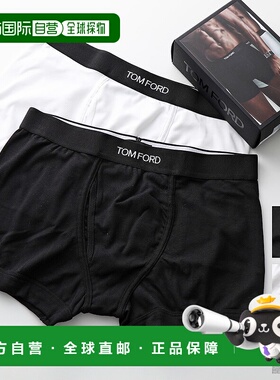 日本直邮TOM FORD 平角短裤 T4XC3 104 男士内衣棉质内衣徽标颜色