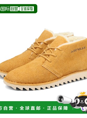 日本直邮AIRWALK EVS BOOTS 男士皮靴棕色AWC5101-BROWN