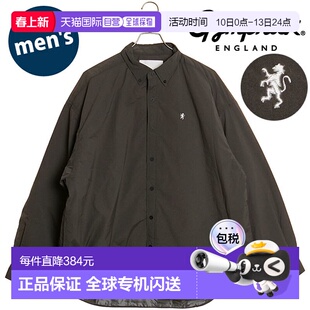 Gymphlex 男士纽扣衬衫 [GY-B0318-DNT FW24] BD 衬衫炭