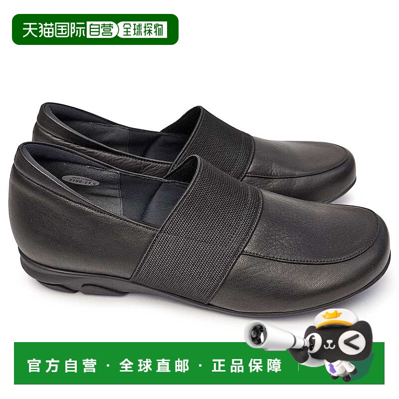 日本直邮Dona Miss 女士真皮一脚蹬平底鞋 7199弹力皮革休闲Gore