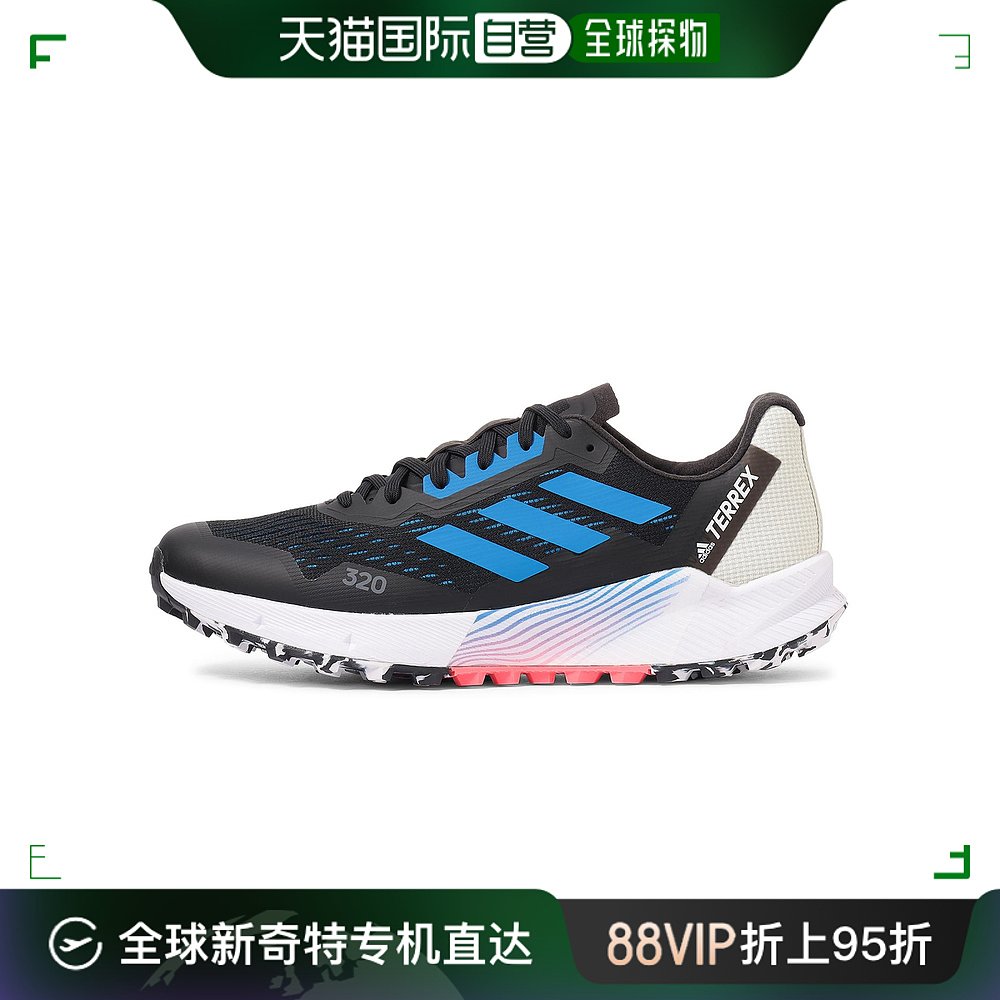 日潮跑腿adidas运动鞋 Agravic Flow 2 CBLK/BLRU/TURB 25.5cm