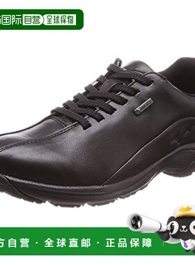 【日本直邮】美津浓 步行鞋 女款天然皮革防水型黑色22cm3E  B1GD