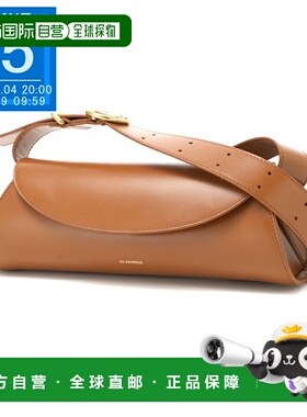 日本直邮JIL SANDER CANNOLO SMALL 单肩/手提包 棕色 女士 j07wd