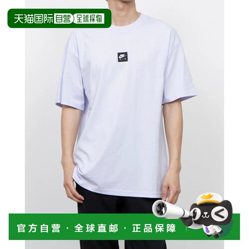 日本直邮Nike 耐克NSW M90 NK AIR SSNL男士短袖T恤 紫色