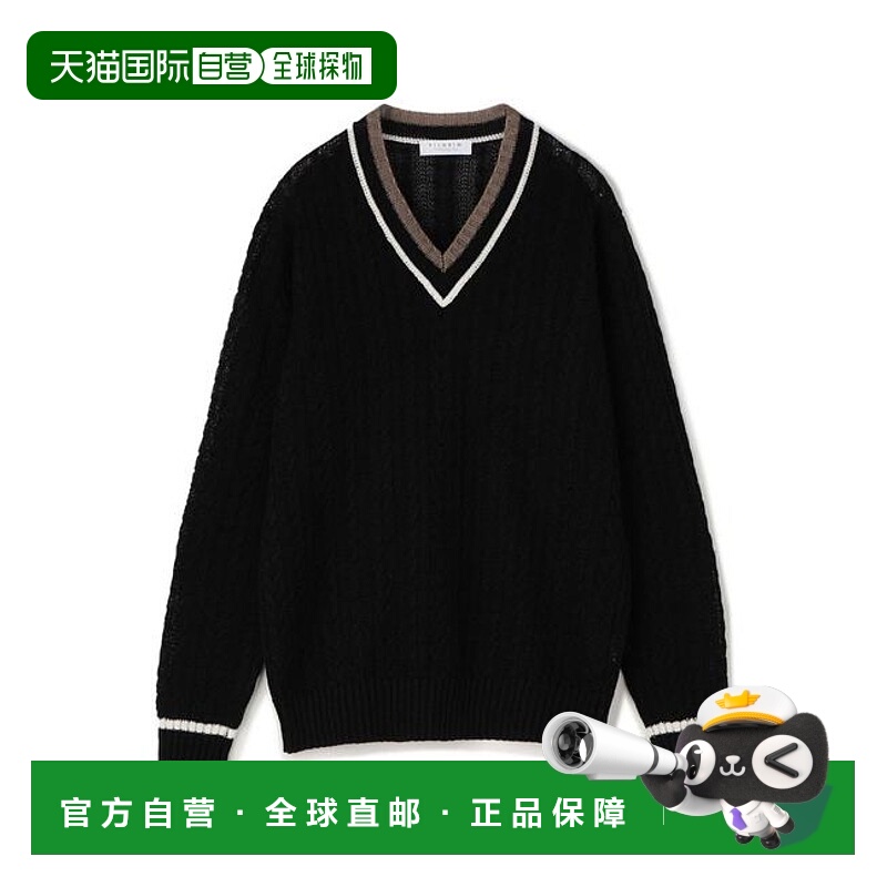 1h可退 日本直邮TOMORROWLAND 优质亚麻材质 契顶圆领套头针织衫