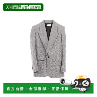 日本直邮中古YSL圣罗兰男A级95新Jacket夹克外套羊毛外套灰色