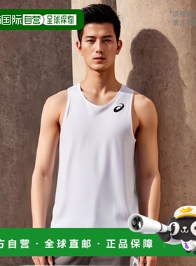 日本直邮ASICS MS 跑步衬衫男式 XT1038-01 田径慢跑