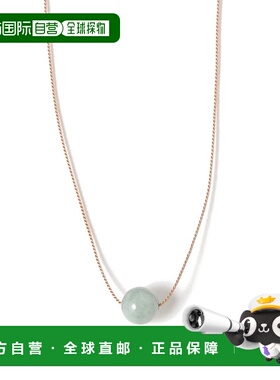 1h可退 日本直邮DEAR WOMAN女士天然翡翠项链丝质细链可调节长度