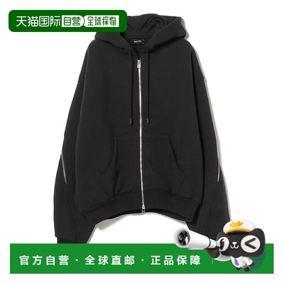 1h可退 日本直邮ROTOL 男装 原创面料宽松连帽拉链卫衣 111324344