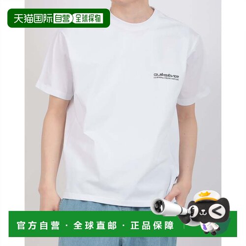 日本直邮QUIKSILVER QS UNION SS 白色 短袖T恤速干
