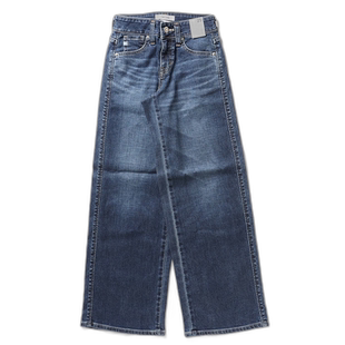 1h可退 日本直邮SOMETHING LISA女士半宽版牛仔裤SKY350001直筒裤