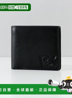 日本直邮Paul Smith 双折钱包薄钱包皮革黑色品牌黑色黑色 79 M2A