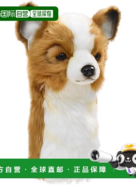 【日本直邮】Hansa汉莎DRIVER高尔夫球杆头套棕460cc毛绒吉娃娃BH