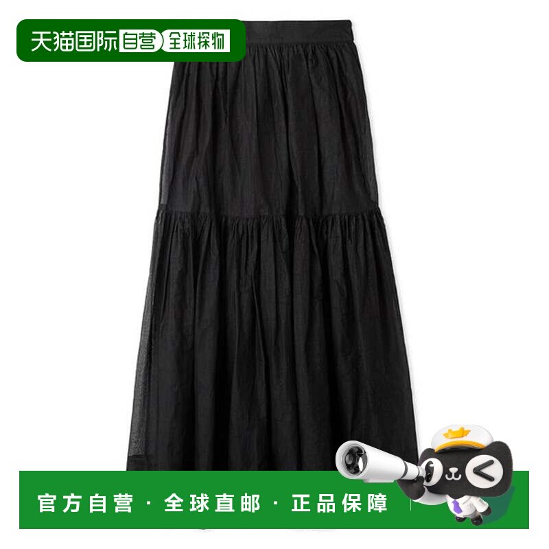 日本直邮SNIDEL 黑色 蓬蓬裙波点半身裙a字裙图片