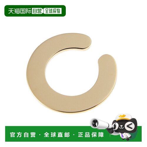 日本直邮SASKIA DIEZ 耳夹金色女士 0580502 0000920 金色圆盘耳