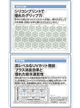 日本直邮dunlop网球配件 硅胶手套双手套手掌面硅胶男式 TGG0125