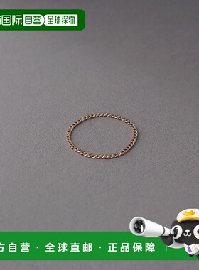 1h可退 日本直邮COCOSHNIK 女士K10金曲线链条戒指 7676124199990