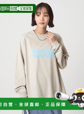 1h可退 日本直邮OAFISH 女装 纯棉 长袖印花T恤 36125000004